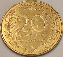 France - 20 Centimes 1987, KM# 930 (#4273) - 20 Centimes