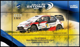 ESTONIA 2020-19 Car Races: WRC Rally Estonia. Souvenir Sheet, MNH - Auto's