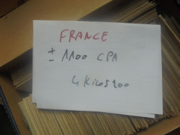 +++FRANCE 100% BEAU LOT +- 1100 CARTES( 95% ANCIENNES-5% SEMIS Et MODERNES)+++4 KILOS 200 (Lire çi-bas) - 500 Cartoline Min.