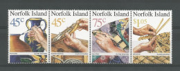Norfolk 1999 Handicrafts Strip Y.T. 671/674 ** - Norfolkinsel