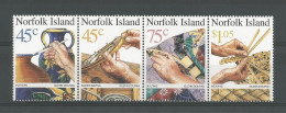 Norfolk 1999 Handicrafts Strip Y.T. 671/674 ** - Ile Norfolk