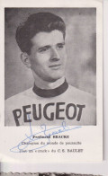 Photo Avec Autographe Ferdinand Bracke  1964 - Cyclisme