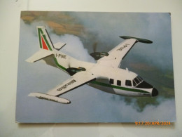 Cartolina  "ALITALIA PIAGGIO P - 186 DL3" - 1946-....: Modern Era