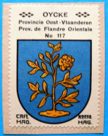 Oost Vlaanderen N117 Oycke Ooike Timbre Vignette 1930 Café Hag Armoiries Blason écu TBE - Thee & Koffie