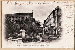 26391 / ⭐ ORAN Algérie Fontaine AUCOUR Et Place De REPUBLIQUE 11-04-1903 à Georges BULIT Allées Villote Foix NEURDEIN 57 - Oran