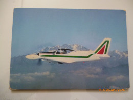 Cartolina  "ALITALIA SIAI MARCHETTI F- 260 D" - 1946-....: Modern Era