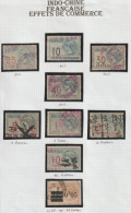 INDOCHINE - PETIT LOT DE TIMBRES FISCAUX ! - Used Stamps