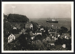 AK Hamburg-Blankenese, Ortsansicht Mit Hinweis Zu Sagebiel`s Fährhaus  - Blankenese