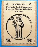 Oost Vlaanderen N130 Wichelen Timbre Vignette 1930 Café Hag Armoiries Blason écu TBE - Tee & Kaffee