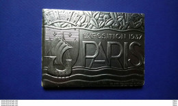 Exposition 1937 Paris 12 Photographies Glacées Petit Pochette Art Déco Carnet - Exhibitions