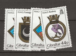 1988 MNH Gibraltar Mi 548-51  Postfris ** - Gibraltar