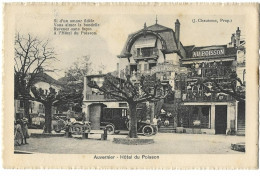 AUVERNIER: Hotel Du Poisson Avec Oldtimer's 1915 - Auvernier