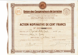 55-UNION DES COOPERATEURS DE LORRAINE. BAR LE DUC ET NANCY - Other & Unclassified