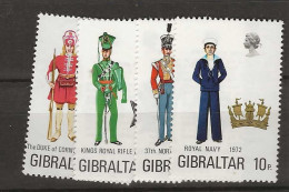 1972 MNH Gibraltar Mi 289-92 Postfris ** - Gibilterra
