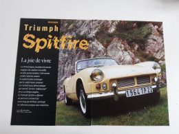 Coupure De Presse Automobile Triumph Spitfire - Auto's