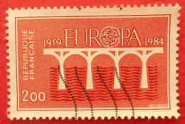 2309 France 1984 Oblitéré Europa Pont De La Coopération Européenne - Usati