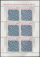 PORTUGAL  1528, Kleinbogen,postfrisch **, 500 Jahre Azulejos In Portugal, 1981 - Blocs-feuillets