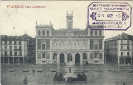 Valladolid Casa Consistorial 1910 Tampon Café Caldeiron - Valladolid