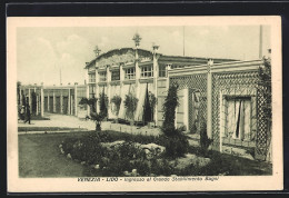 Cartolina Venezia, Lido-Ingresso Al Grande Stabilimento Bagni  - Venezia