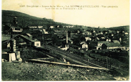 3499 -  Isére -  LA  MOTTE - D'AVEILLANS -  Ligne De  La  MURE  Trés Beau Plan  - Circulée En 1918 - La Mure