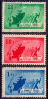 Colony Africa Asia Colonial Youth Festival Charity Military Rifle Gun Fist WFDY 1949 Hungary LABEL CINDERELLA VIGNETTE - Militaria