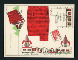 CHROMO Système  Cartonné Découpage Grands Magasins Du Louvre Maison Flamande - Sonstige & Ohne Zuordnung