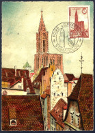 STRASBOURG - 1958 - FOIRE EUROPÉENNE -  - Aushilfsstempel