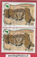 USATI ITALIA 2004 - Ref.0940C "REGIONI D'ITALIA: EMILIA ROMAGNA" 1 Val. In Coppia - - 2001-10: Oblitérés