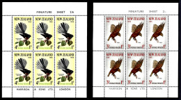 NEW ZEALAND 1965 - FEUILLET OISEAUX MNH  Mi 442-443 ** / MNH - Ungebraucht