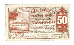 **Austria Notgeld   Schonhau  50 Heller   964.2a - Austria