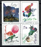 Sweden - 1993 - Yv 1767/70 - Timbres De Voeux, Greeting Stamps - MNH - Neufs