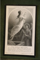 Image Mortuaire 1904 Madame Lettellier Née Goubert  -  Doodsprentje Bidprentje -  Ange Engel Angel - Overlijden