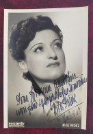 Célébrité NITA PEREZ Dédicace 1943 Photo ROSARDY - Fotos Dedicadas