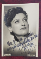 Célébrité NITA PEREZ Dédicace 1943 Photo ROSARDY - Signiert