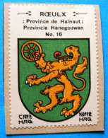 Hainaut N016 Le Roeulx Timbre Vignette 1930 Café Hag Armoiries Blason écu TBE - Tee & Kaffee