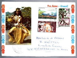 LETTRE DE LA POLYNÉSIE FRANÇAISE - TAHITI - 1969 - POUR LA FRANCE - Storia Postale