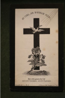 Image Mortuaire 1907 Monsieur René Bon Valogne -  Doodsprentje Bidprentje -  Croix Pensée Colombe - Obituary Notices