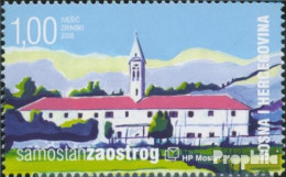 Bosnien - Kroat. Post Mostar 238 (kompl.Ausg.) Postfrisch 2008 Kloster Von Zaostrog - Bosnien-Herzegowina