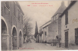 LAGOR, L'église Et La Mairie -affiche Chocolat Menier - Autres & Non Classés