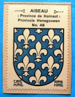 Hainaut N048 Aiseau Timbre Vignette 1930 Café Hag Armoiries Blason écu TBE - Tea & Coffee Manufacturers