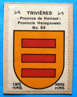 Hainaut N054 Trivières La Louvière Timbre Vignette 1930 Café Hag Armoiries Blason écu TBE - Té & Café