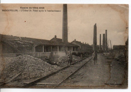 Carte Postale Ancienne Badonviller - L'Usine Ch. Fenal Après Le Bombardement - Otros & Sin Clasificación