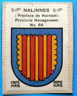 Hainaut N064 Nalinnes Timbre Vignette 1930 Café Hag Armoiries Blason écu TBE - Tee & Kaffee
