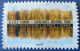 1370 France 2017 Oblitéré Autoadhésif Everglades National Park USA Floride - Otros & Sin Clasificación