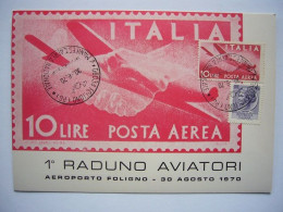 Avion / Airplane / ALITALIA / DC-6 / Aeroporto Folino / Cate Maximum / Aug 30,1970 - 1946-....: Modern Era