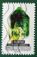 1226 France 2016 Oblitéré Autoadhésif Le Monde Minéral Olivine - Altri & Non Classificati