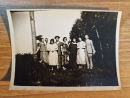 19230.  Fotografia Vintage Gruppo Persone Uomo Che Fa Le Corna Aa '20 Italia - 8,5x6 - Personnes Anonymes