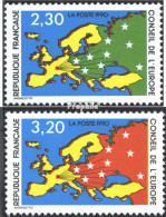 Frankreich DA47-DA48 (kompl.Ausg.) Postfrisch 1990 Europakarte - Mint/Hinged