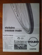 Lot Publicité Vélo Cyclisme Boyau Wolber Rustines Pédalier Huret Stronglight Dérailleur Simplex Chauusure Adidas - Werbung