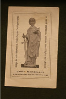 Prière à Saint Marcellin Chokier 1920 - Pray Saint Marcellin - Liège - Images Religieuses